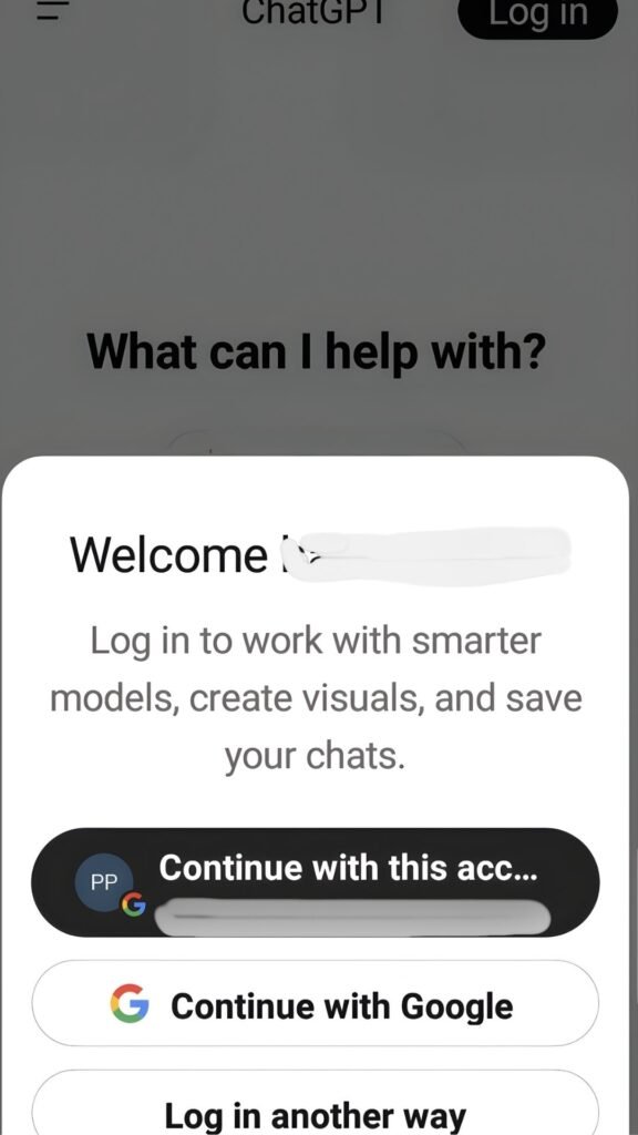 ನಿಮ್ಮ Account ಮೂಲಕ Login ಮಾಡಿ