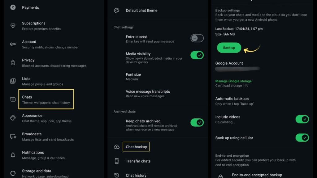 WhatsApp Backup